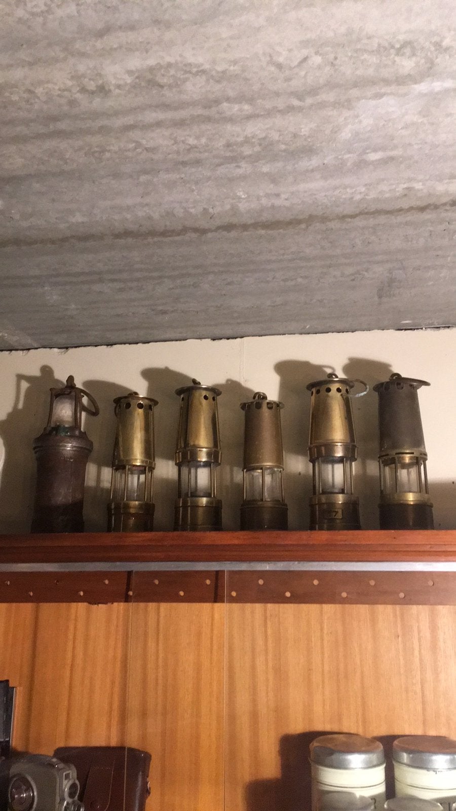 Verzamzling mijnwerkerslampen/ buthaangas meter koper, Ophalen of Verzenden, Koper
