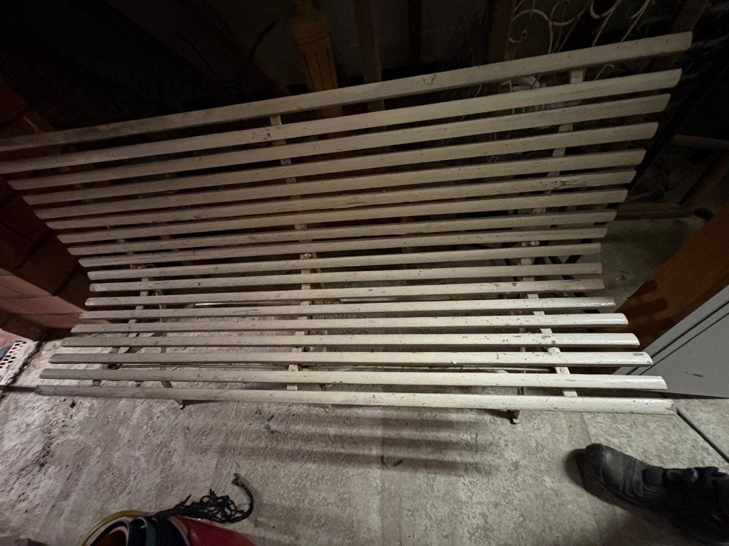 Plooi tuinbank, Jardin & Terrasse, Bancs de jardin, Enlèvement, Utilisé, Autres matériaux