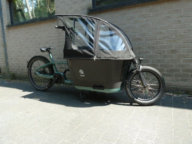 bakfiets Carqon 2023, 1000Wh, Bosch Cargo, weinig km, Zo goed als nieuw, 2 kinderen, Elektrisch, Schijfrem