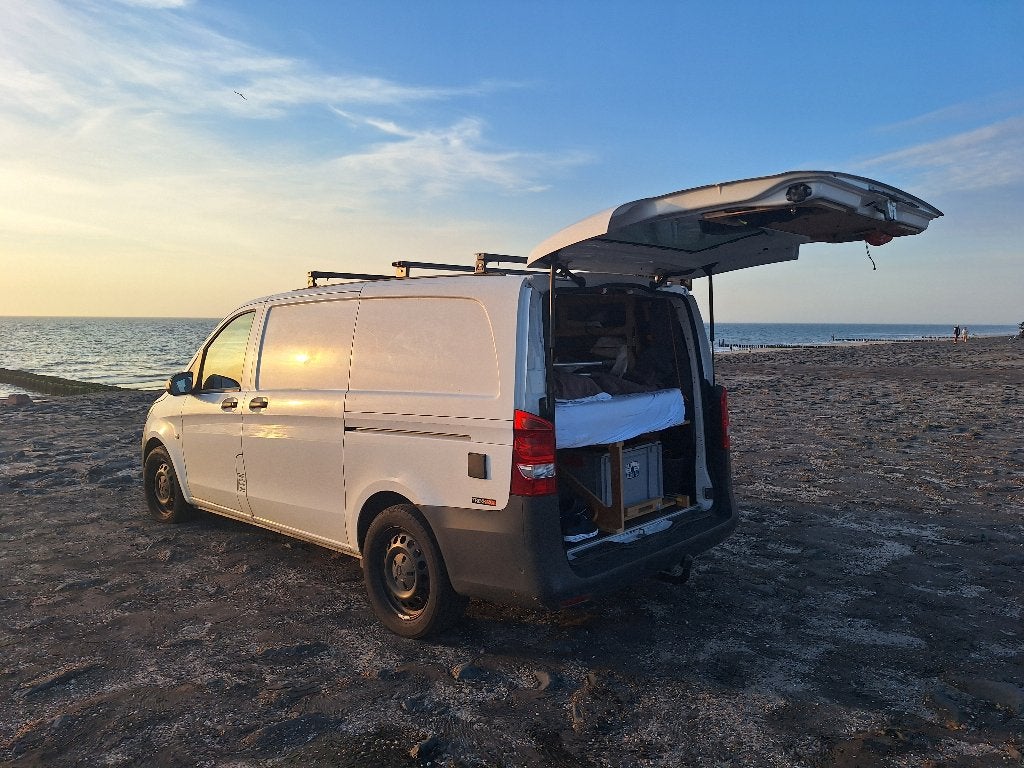 Mercedes vito 4x4 camper, Automaat, Buscamper of Camperbus, Koelkast, Tot en met 2
