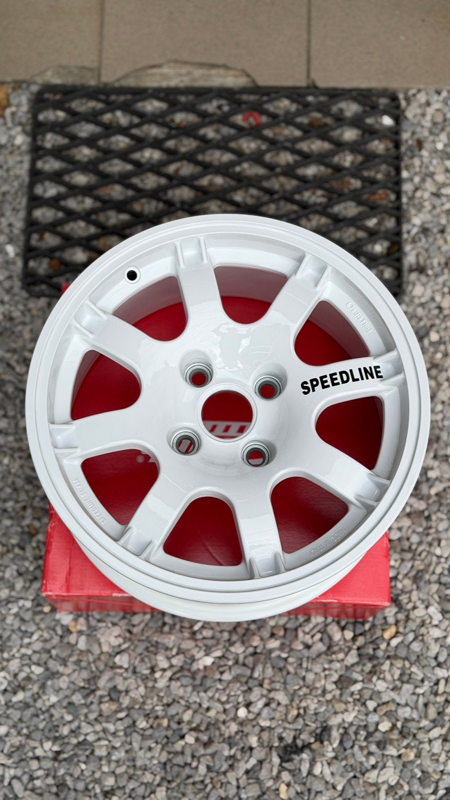 Speedline PTS blanche, Autos : Pièces & Accessoires, Pneus & Jantes, Jante(s), Enlèvement