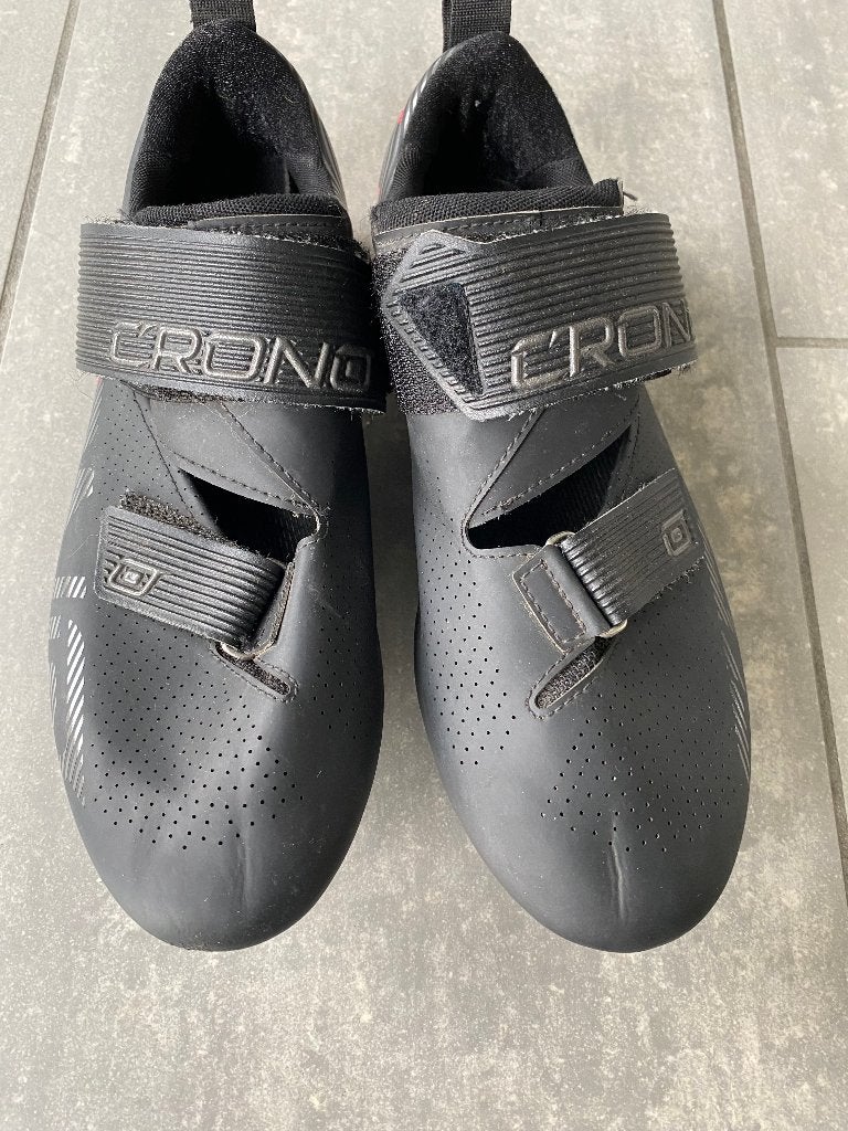 triatlon-/ fietsschoen: CRONO CT1 – Carbocomp-zool, Fietsen en Brommers, Ophalen, Zo goed als nieuw, Crono