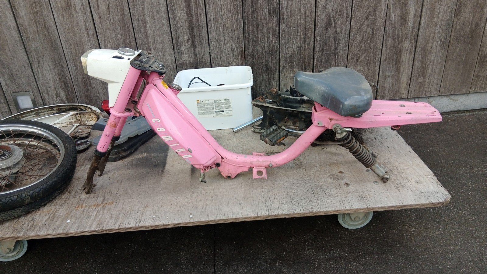 Honda Camino project. Roze DX, Fietsen en Brommers, Ophalen, Honda, ., .