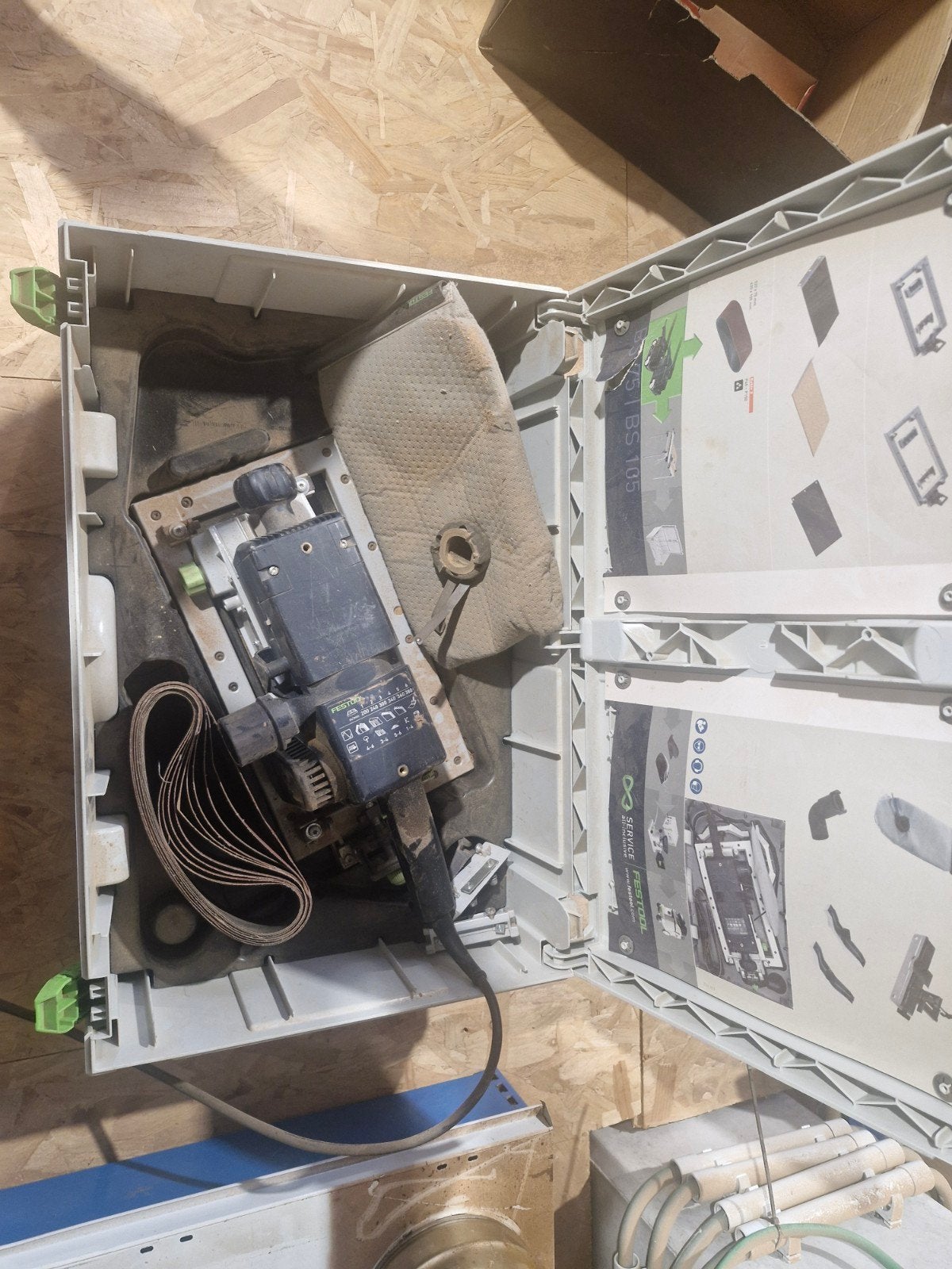 Festool bs75 e-set, Bricolage & Construction, Outillage | Ponceuses, Enlèvement, Ponceuse à bande