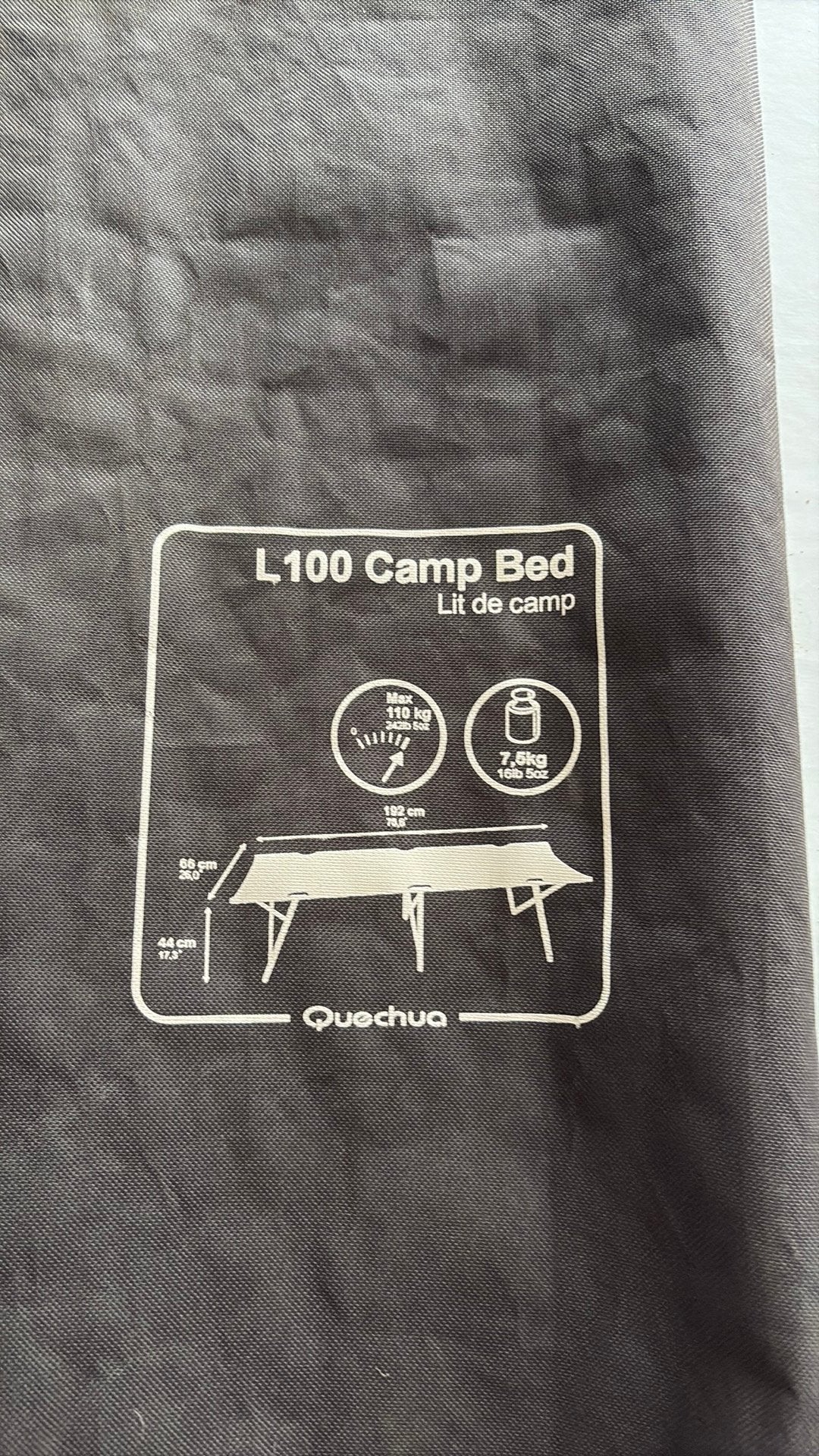 Kampeer bed opklapbaar, Ophalen, Zo goed als nieuw