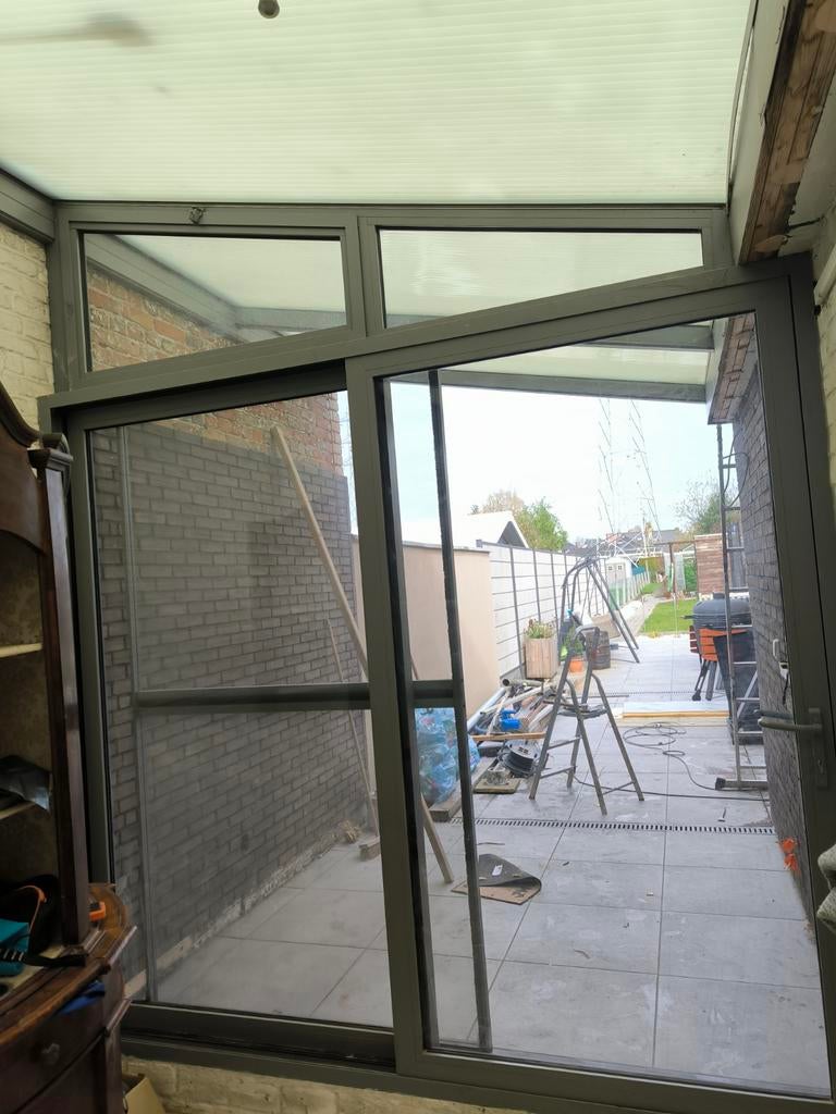 Aluminium schuifraam 258x234, Ophalen, Aluminium