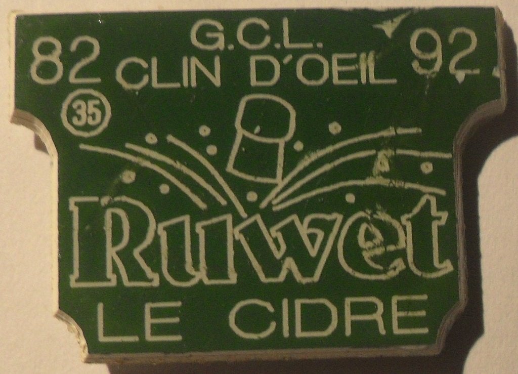 Pin's Cidrerie Ruwet, Verzamelen, Ophalen of Verzenden
