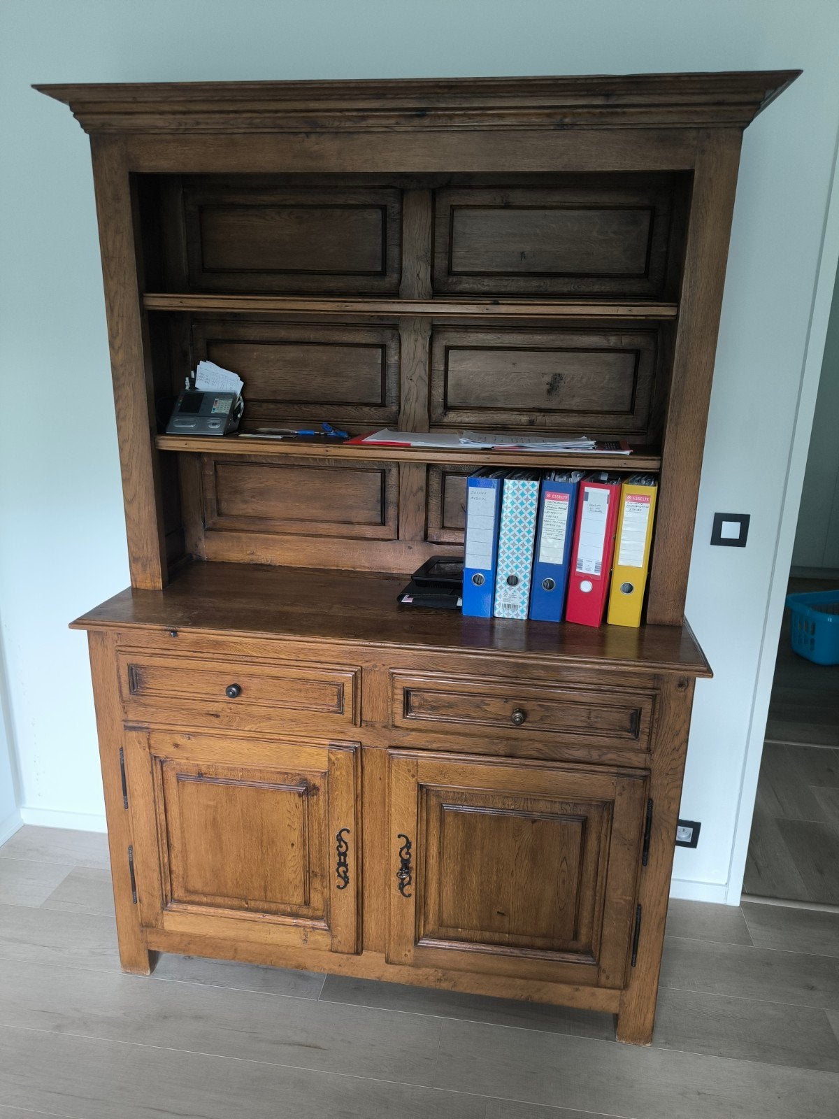 prachtig gepatineerd eikenhouten dressoir, Huis en Inrichting, Ophalen, Zo goed als nieuw, Eikenhout