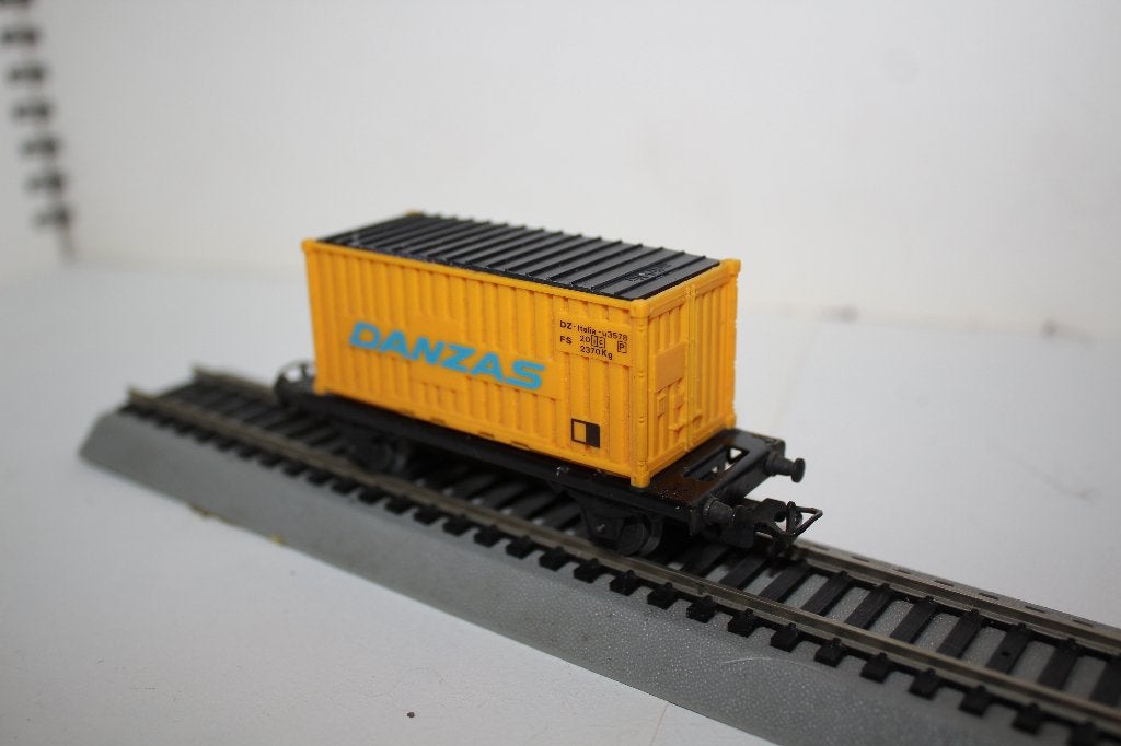 marklin ho  wagon container, Enlèvement ou Envoi, Courant alternatif, Wagon, Utilisé