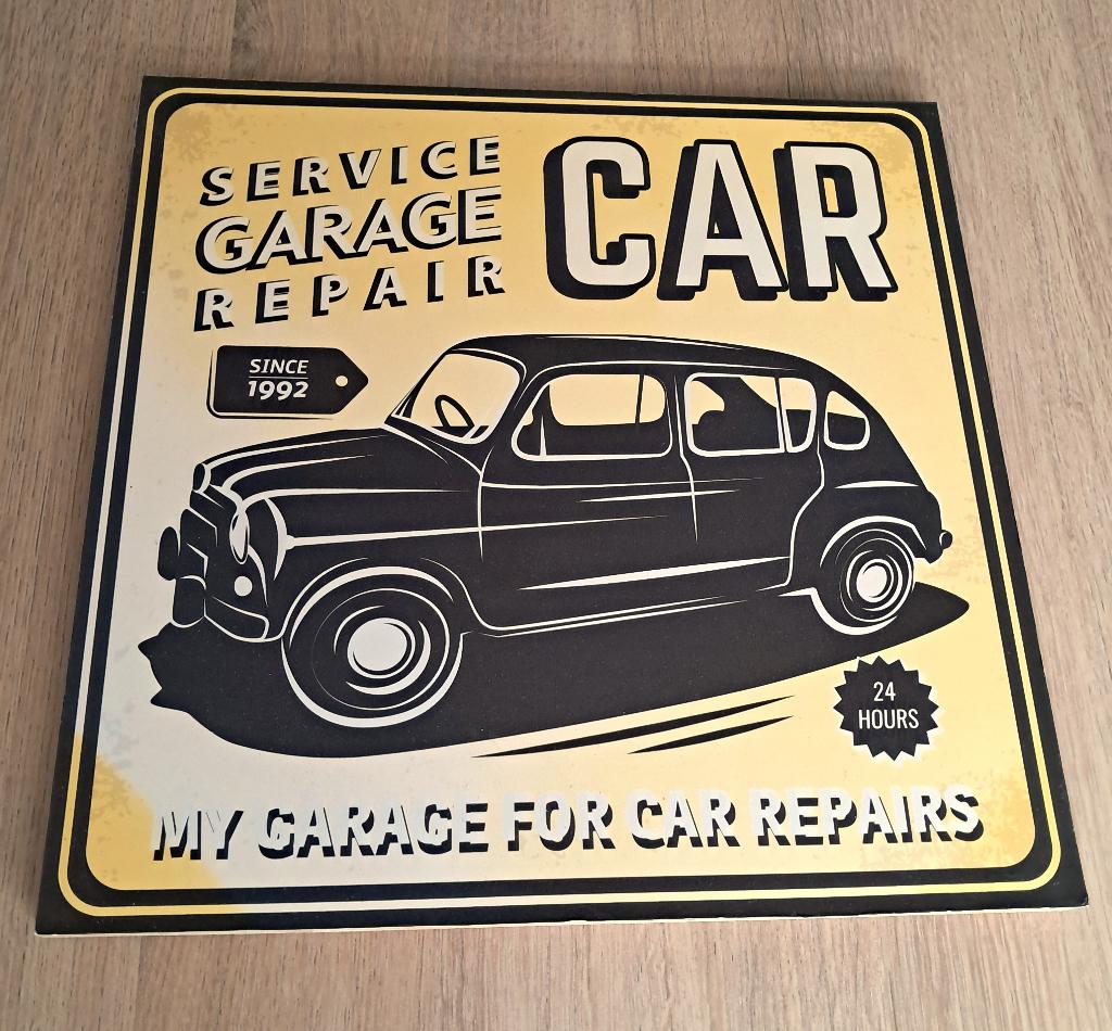 Vintage look bord Fiat 600., Collections, Marques & Objets publicitaires, Enlèvement ou Envoi, Utilisé, Panneau publicitaire
