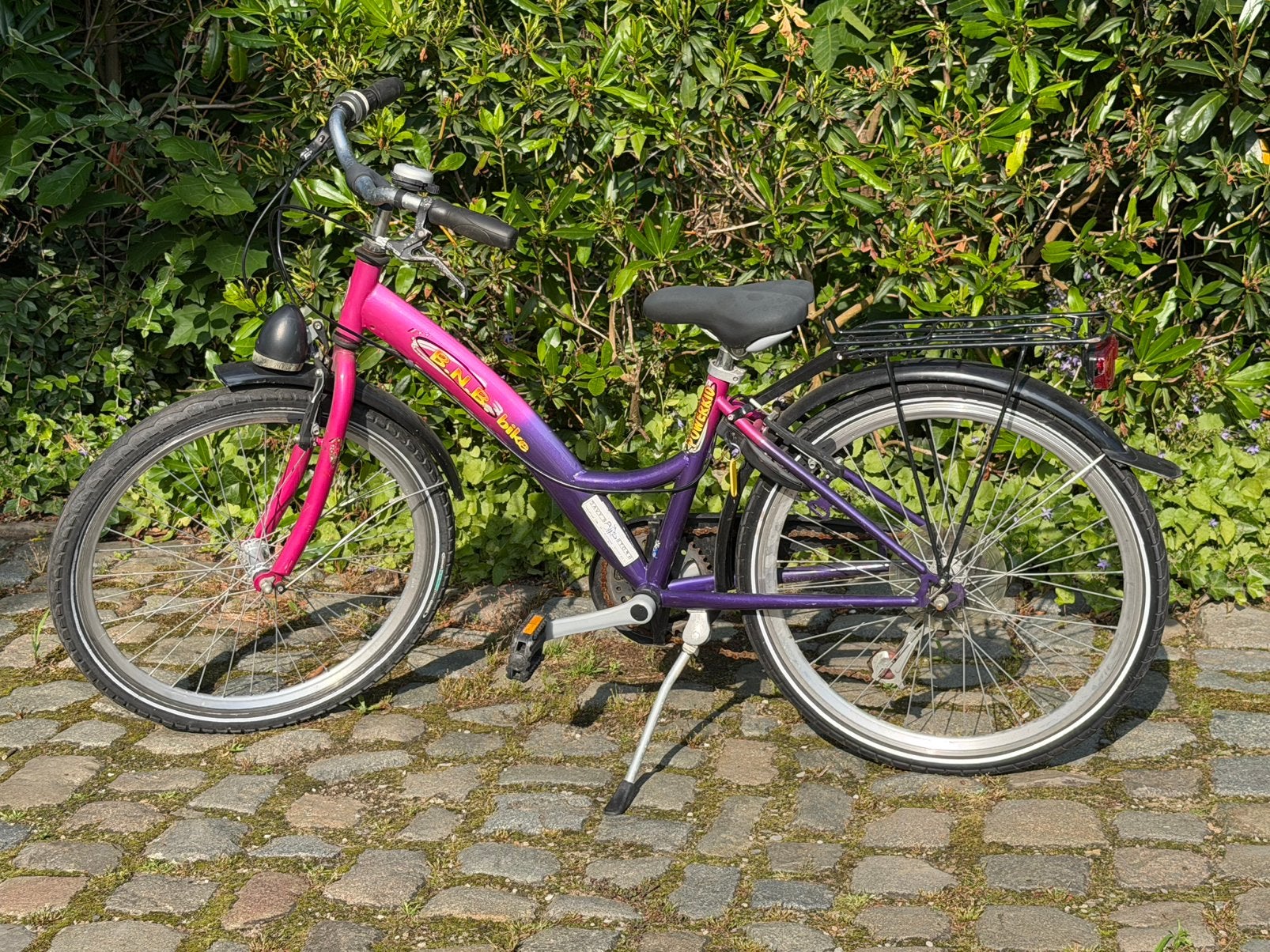 Meisjesfiets, Ophalen