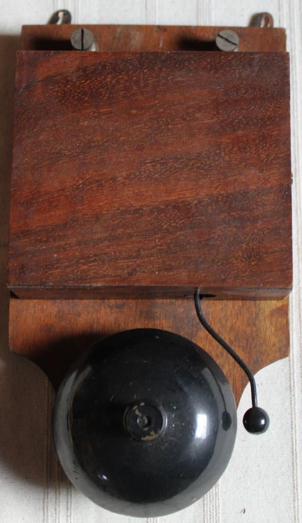 Originele werkende antieke deurbel  +/- 1920, Antiek en Kunst, Ophalen of Verzenden