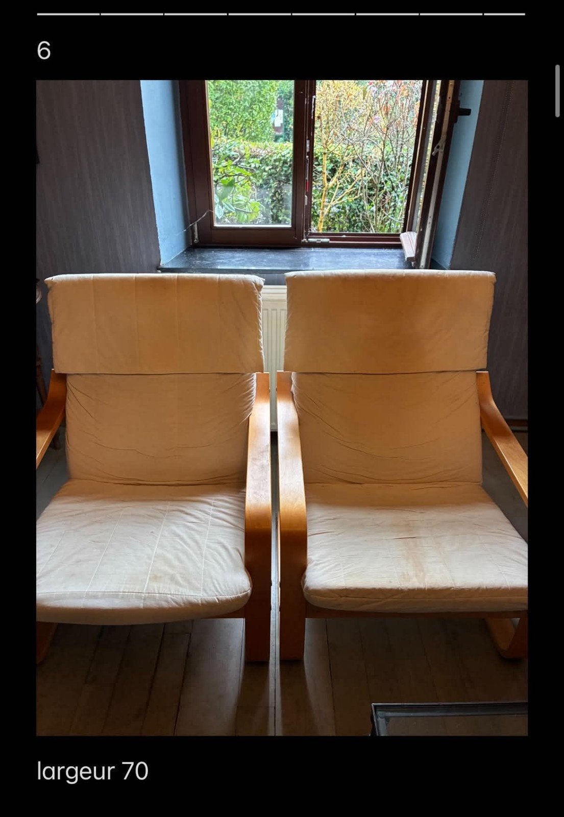 Fauteuil Ikea Poang, Maison & Meubles, Enlèvement, Utilisé