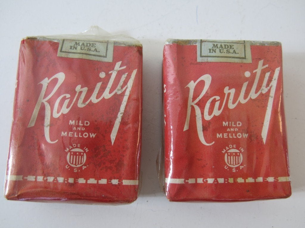 Set van 2 Vintage Pakjes Rarity Sigaretten Full & Sealed, Ophalen of Verzenden, Zo goed als nieuw