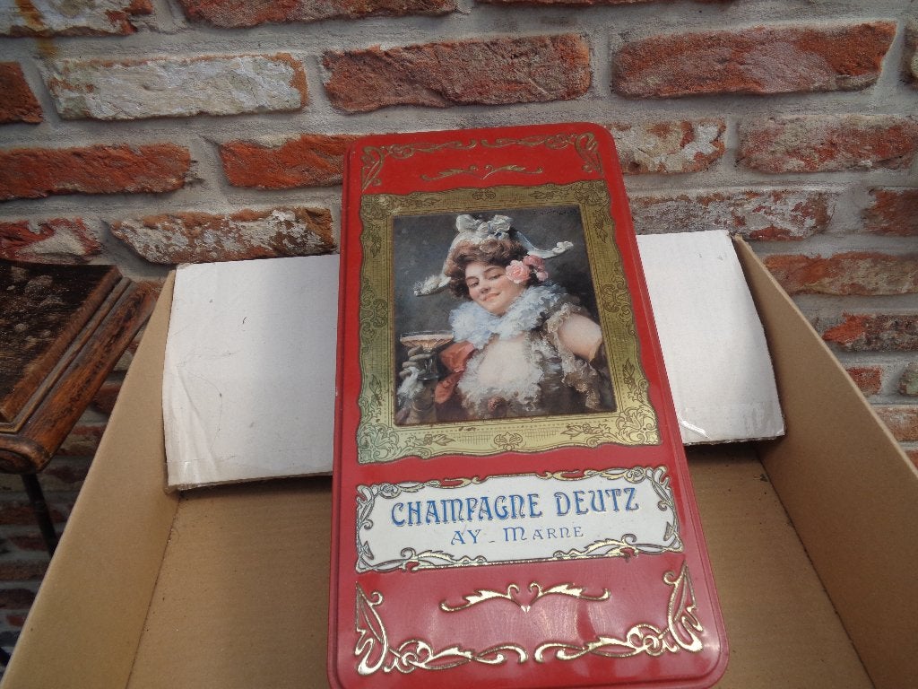 doos champagne deutz ay marne, Verzamelen, Ophalen of Verzenden
