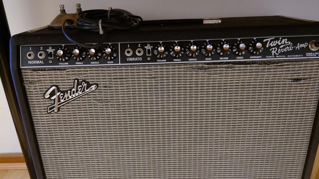 Fender '65 Twin Reverb heruitgave — begin jaren 2000 — excel, Muziek en Instrumenten, Versterkers | Bas en Gitaar, Ophalen