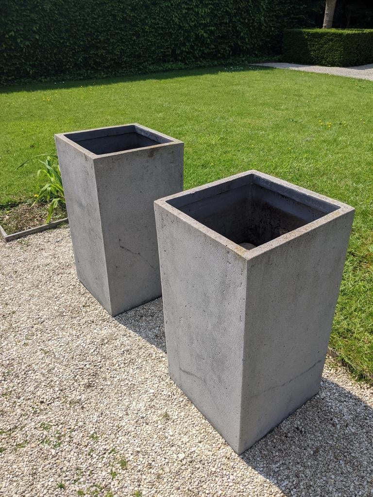 Grandes jardinières avec jasmin toscan et portique, Enlèvement