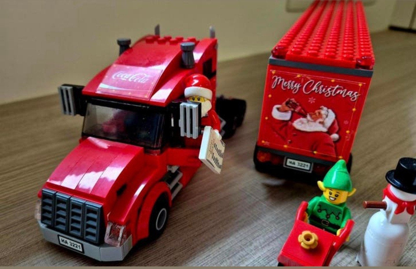 Lego 3221 Moc truck Coca-Cola, Kinderen en Baby's, Speelgoed |Speelgoedvoertuigen, Ophalen of Verzenden