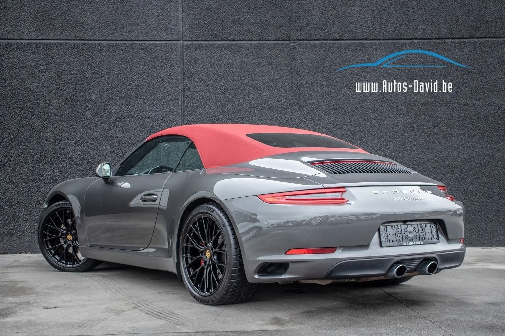 Porsche 911 991.2 Carrera Cabrio 3.0 Bi-Turbo PDK, Auto's, Automaat, Achterwielaandrijving, Cabriolet, 272 kW