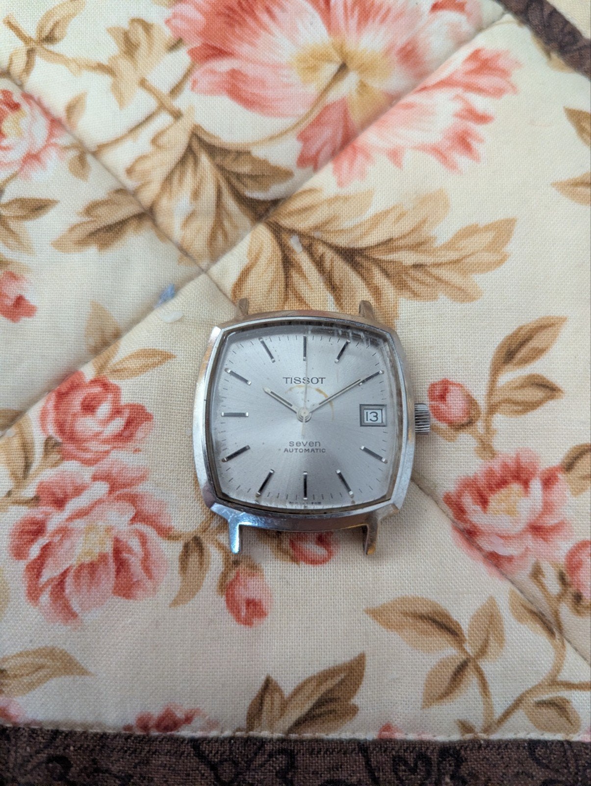 Vintage Tissot seven automatic, Handtassen en Accessoires, Horloges | Dames, Ophalen of Verzenden