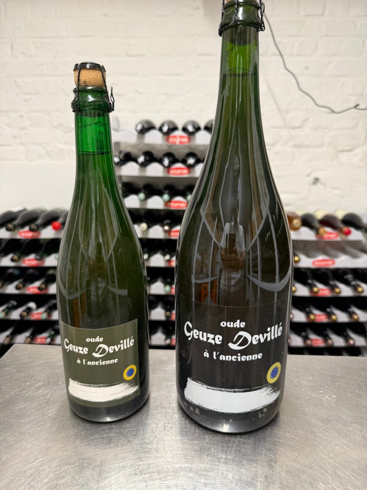 Den Herberg Devillé Magnum 2022 - 2 flessen, Ophalen, Zo goed als nieuw, Flesje(s), Overige merken