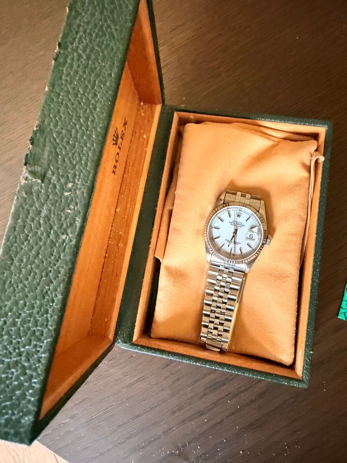 Rolex datajuste, Bijoux, Sacs & Beauté, Enlèvement, Comme neuf, Rolex