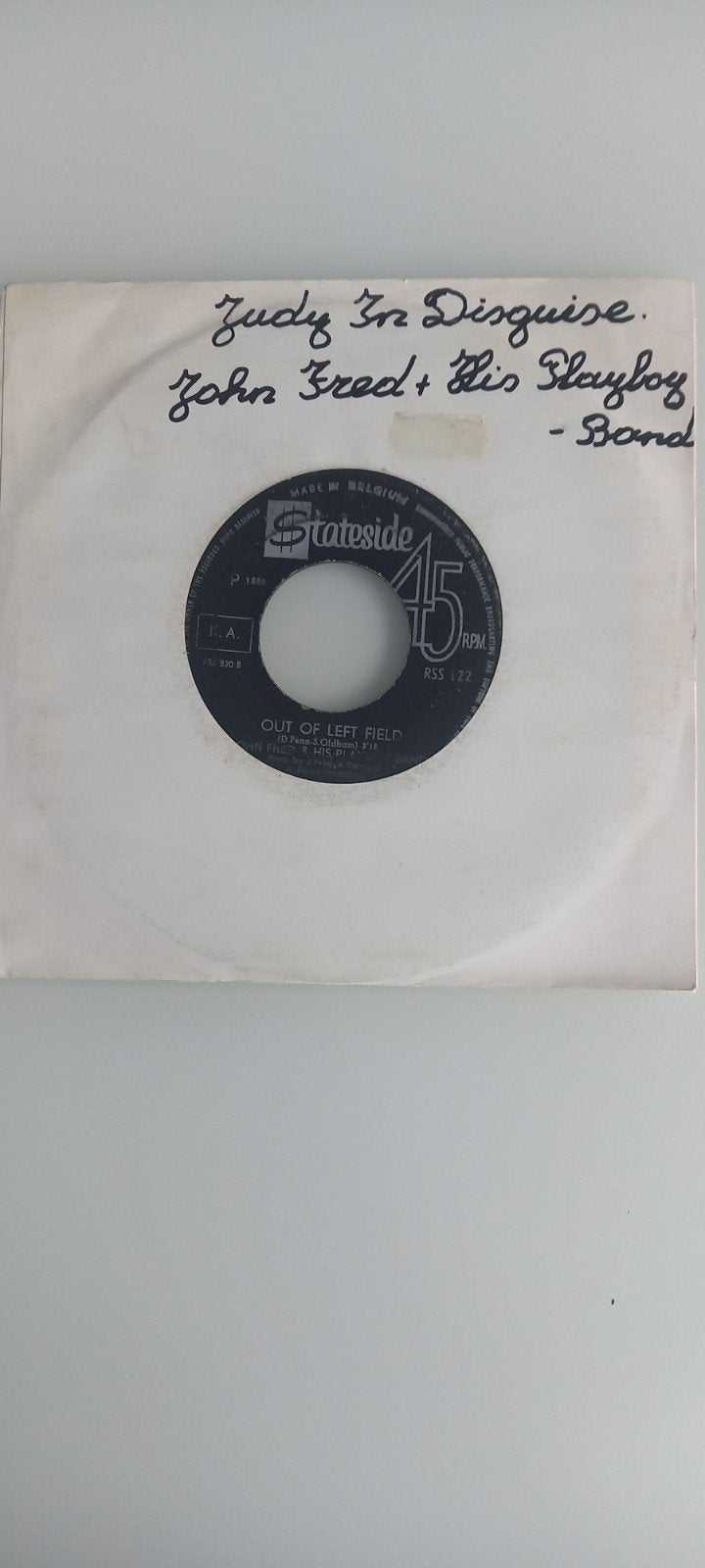 singel  John fred & his playboyband  - judy in disguise, Ophalen, 7 inch