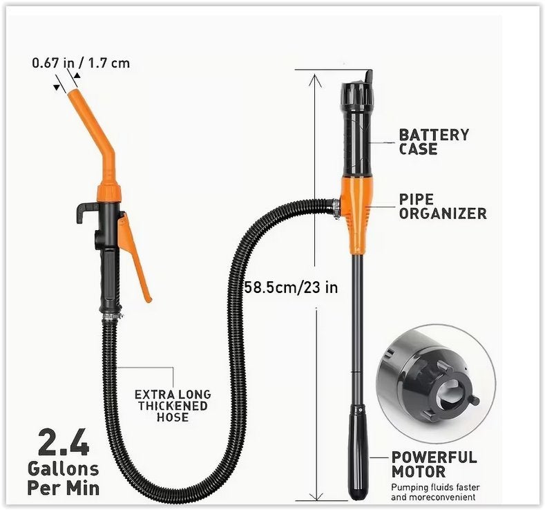 Pompe de transfert de carburant, pompe électrique pour bidon, Autos : Pièces & Accessoires, Pompes à essence, Neuf, Enlèvement ou Envoi