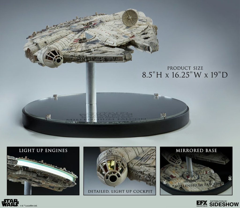 Statue EFX Star Wars Millennium Falcon, Enlèvement ou Envoi, Neuf, Figurine