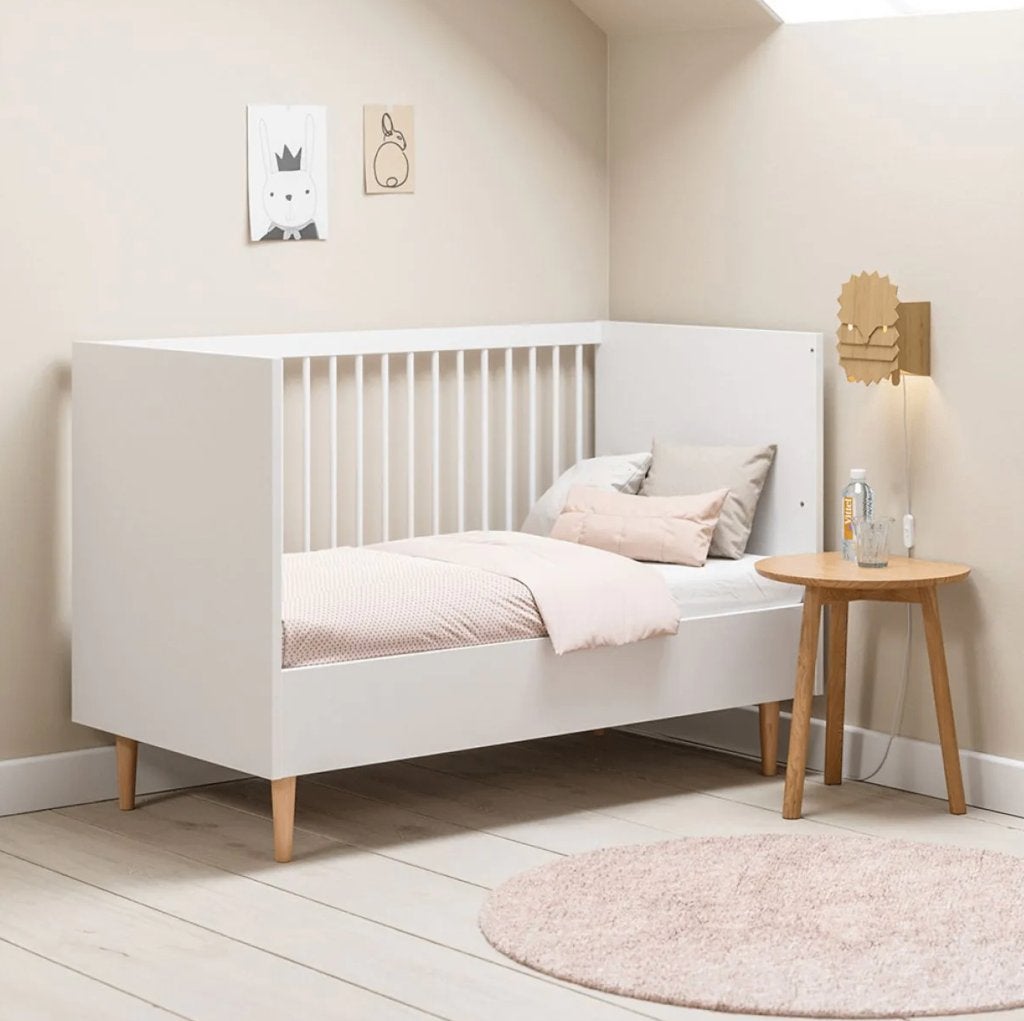 Meegroeibed 140x70cm «ÉTOILE» | Wit | Petite Amélie, Kinderen en Baby's, Kinderkamer | Bedden, 70 tot 85 cm, 140 tot 160 cm, Zo goed als nieuw
