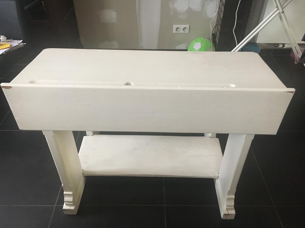 Oude schoolbank, Ophalen, Zo goed als nieuw