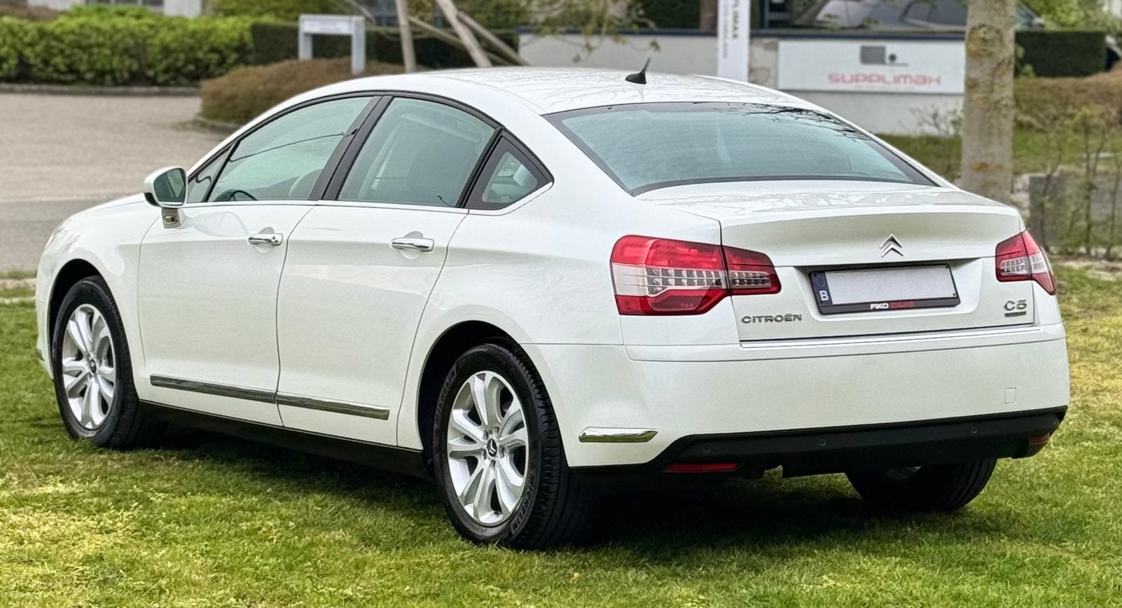 Citroen C5, Auto's, Voorwielaandrijving, 4 cilinders, https://public.car-pass.be/vhr/6a4d2039-0857-4443-9613-9d92ee673721, Wit