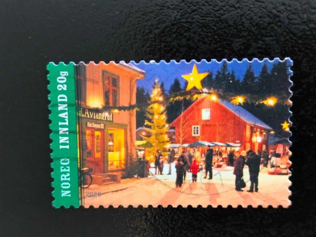 Norvège 2020 - Noël, marché de Noël, Envoi, Norvège, Affranchi