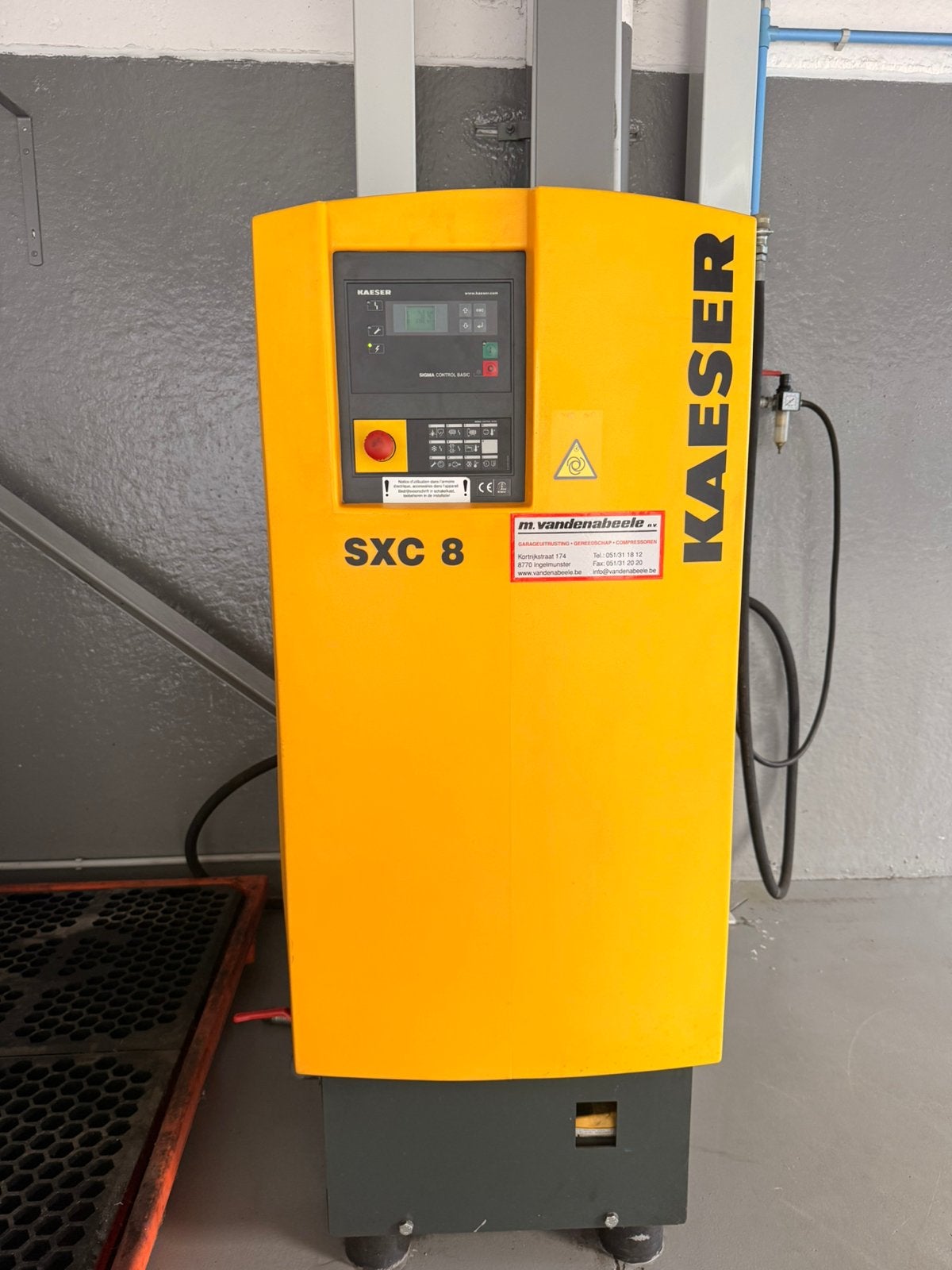 Kaeser schroefcompressor, Ophalen, Zo goed als nieuw