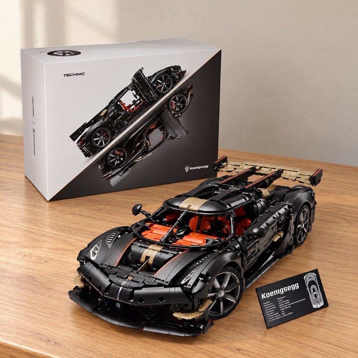 Technic Koenigsegg Jesko Absolut Black — Klassieke auto, Ophalen of Verzenden, Nieuw, Technic
