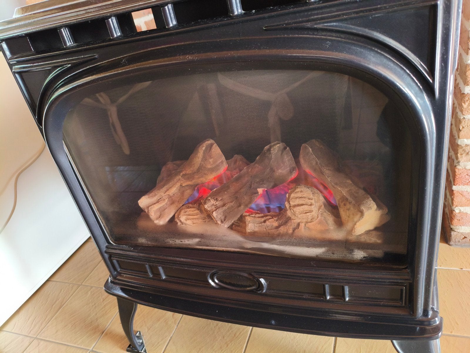 dovre hoog rendements gashaard (houtlook), Enlèvement, Comme neuf, Cheminée sur pied, Cheminée au gaz