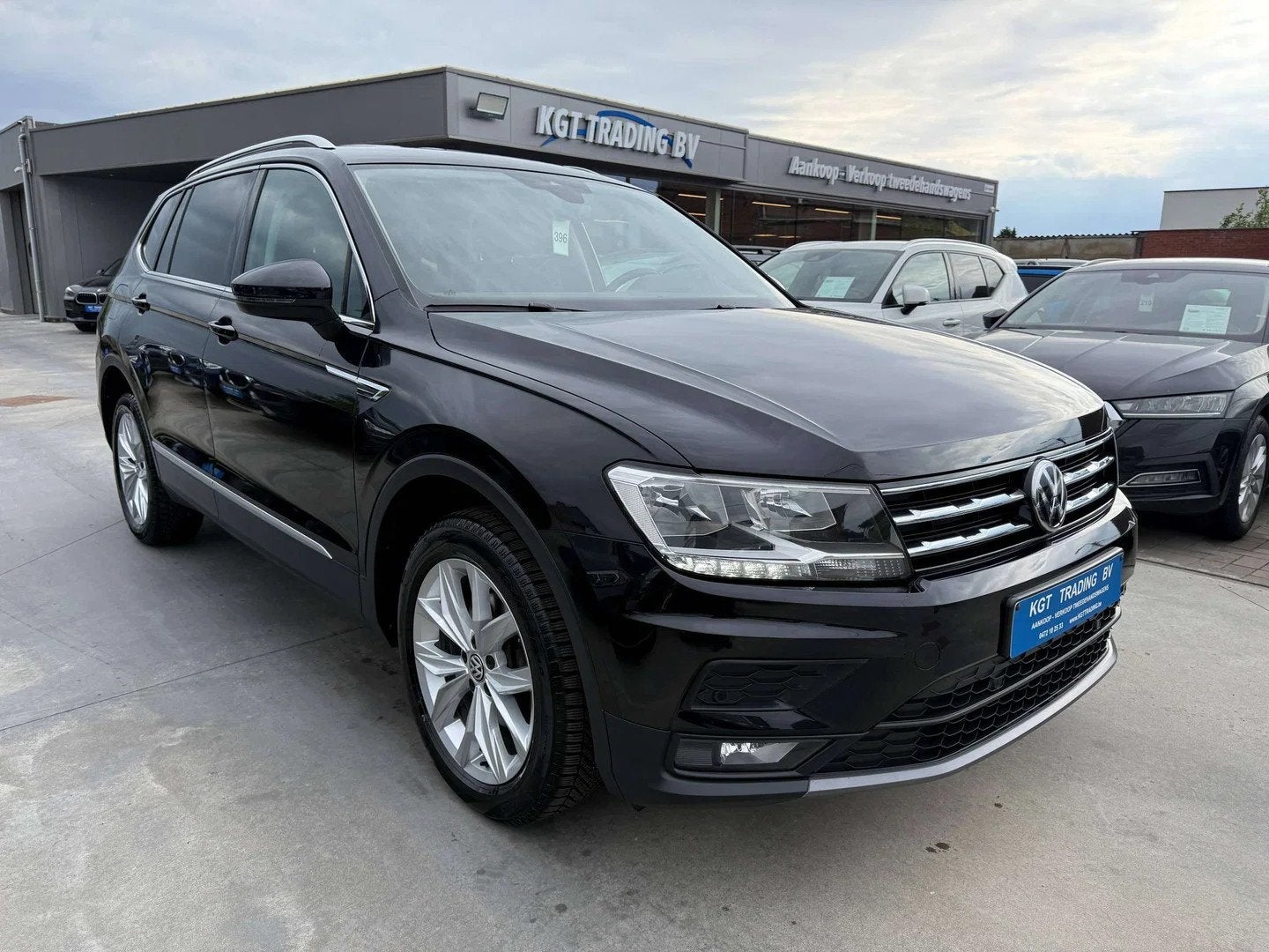 Volkswagen Tiguan Allspace 1.5 TSI 7 ZETELS NAVIGATIE ZWART, Autos, Cuir, Achat, Entreprise, 7 places