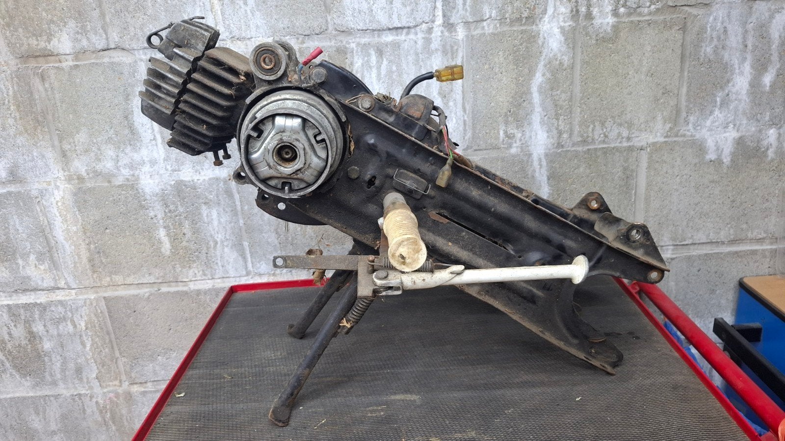 B klasse motor camino., Motoren, Ophalen