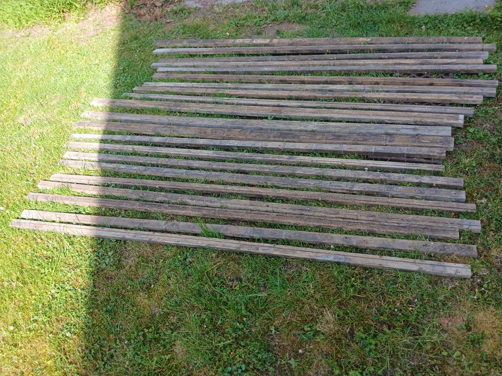 Bankirai balkjes, Tuin en Terras, Ophalen, Gebruikt, Hout