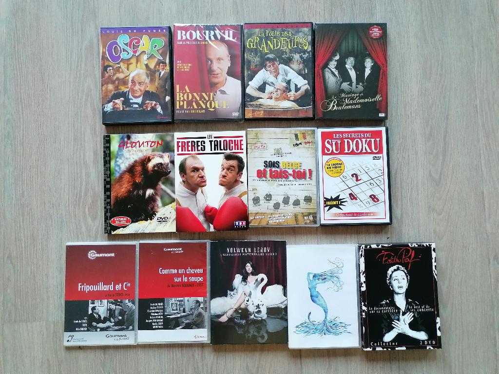 11 DVD et 11 CD musique (lot pour 30€), Enlèvement, Utilisé