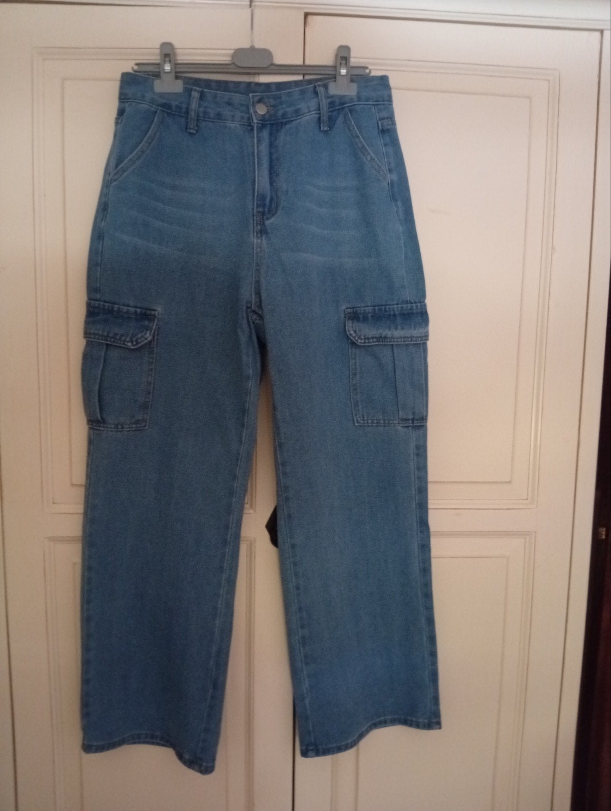 Cargobroek maat M ( NIEUW ), Kleding | Dames, Broeken en Pantalons, Blauw, Nieuw, Lang, Ophalen