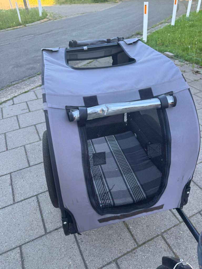 Fietskar / hondenkar voor fiets – ruim en stevig, Dieren en Toebehoren, Ophalen, Gebruikt