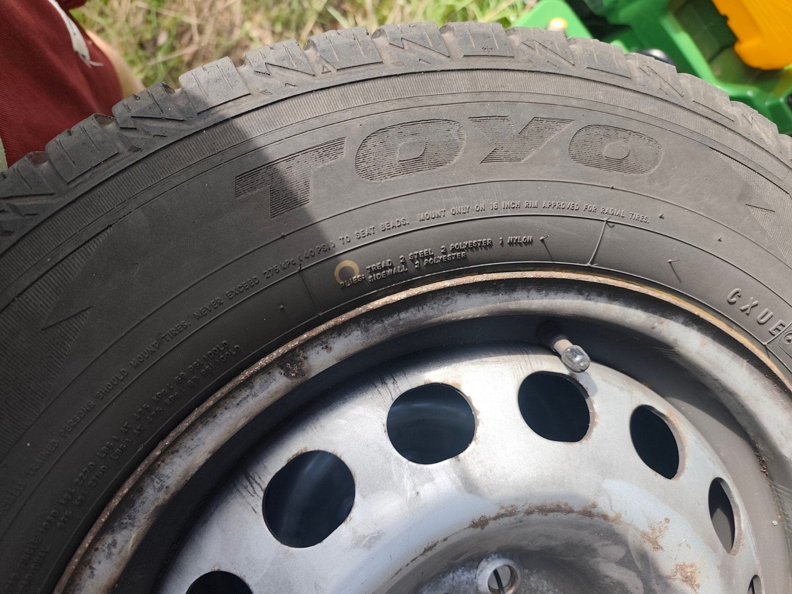 Roues hiver, Enlèvement, Utilisé