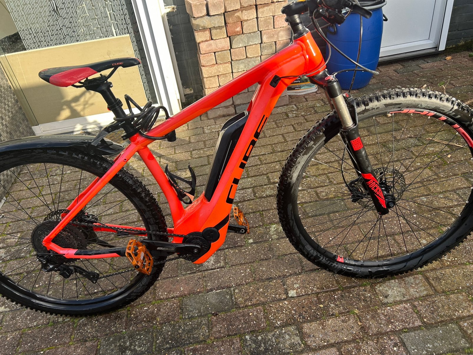 Hybrid cube reaction maintenbike, Fietsen en Brommers, Heren, Zo goed als nieuw, Schijfrem, 53 tot 57 cm