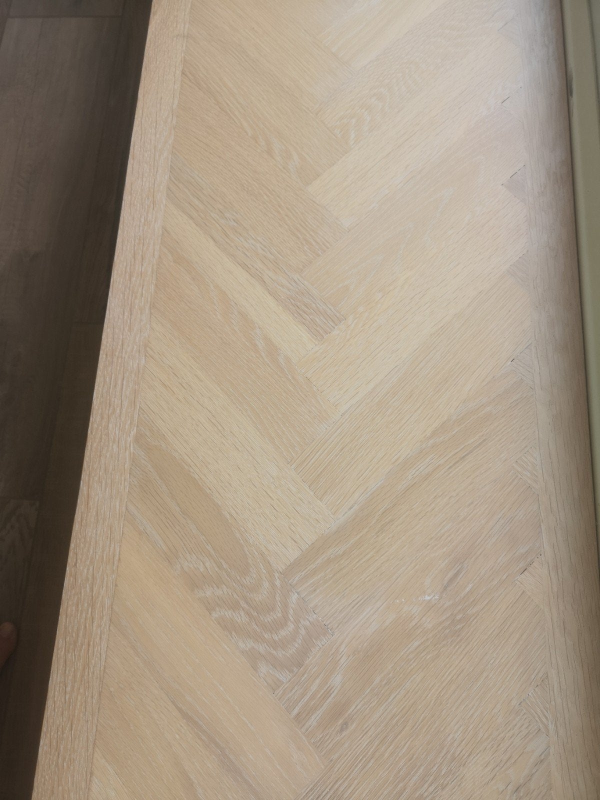 overschot parket planken, Ophalen