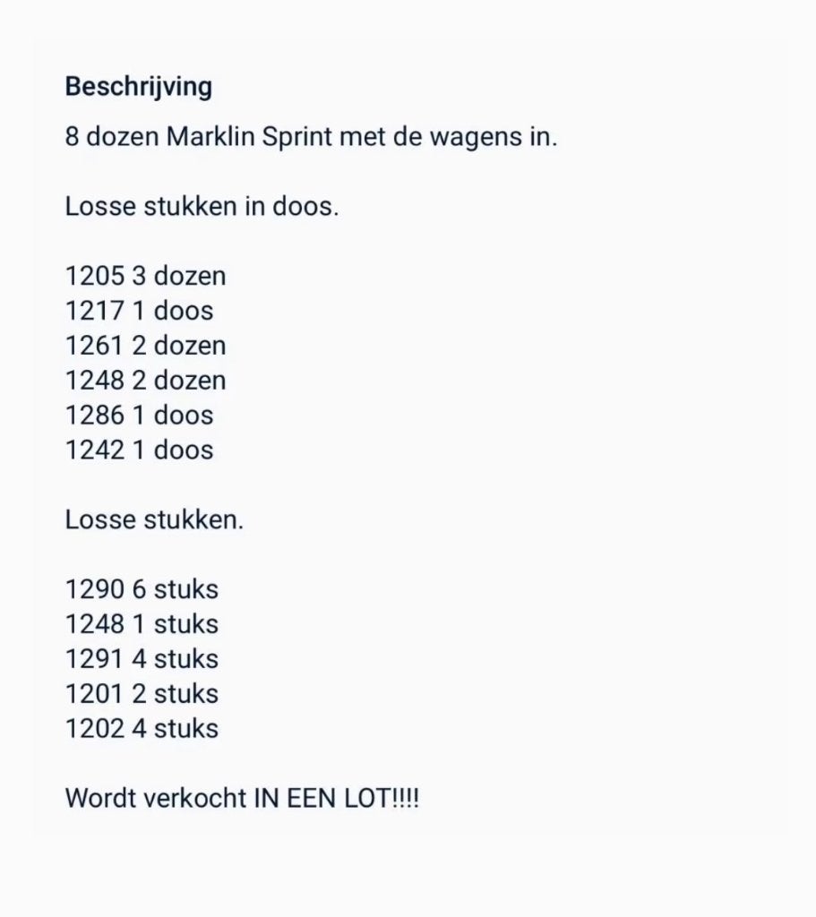 Marklin sprint, Elektrisch, Ophalen, Overige merken, Racebaan
