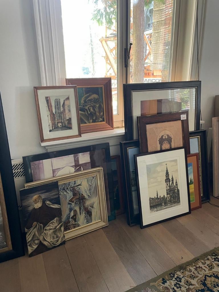 Diverse schilderijen en kunstwerken te koop, Ophalen