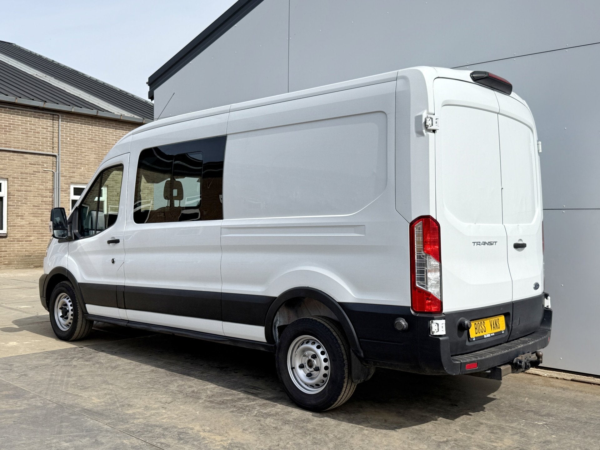 Ford Transit DC 2.0 TDCI L3H2 130PK 6-persoons Dubbele cabin, Autos, Electronic Stability Program (ESP), Achat, Entreprise, 2212 kg