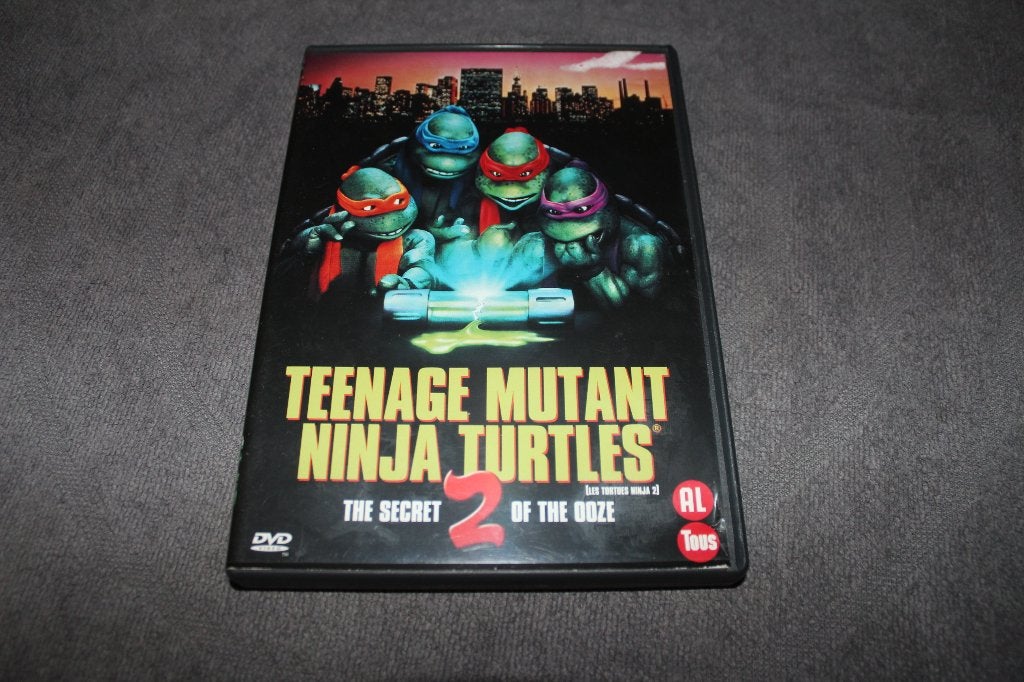 DVD Teenage Mutant Ninja Turtles 2 The Secret of the Ooze, Alle leeftijden, Nederlands, Ophalen of Verzenden, Actiekomedie
