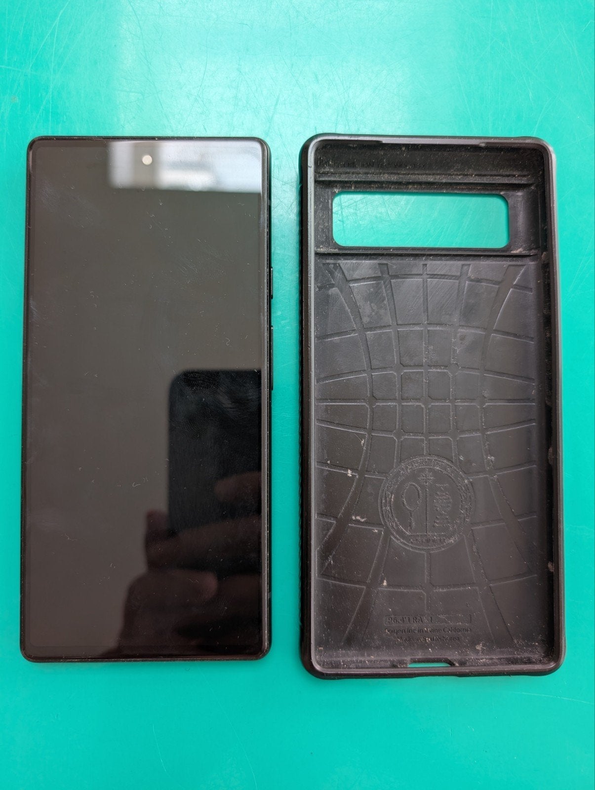 Google Pixel 6 128 gigabyte carbonblack, Telecommunicatie, Mobiele telefoons | Overige merken, Ophalen of Verzenden, Gebruikt